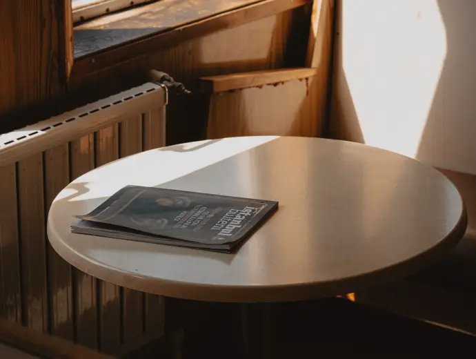 Mesa de lectura
